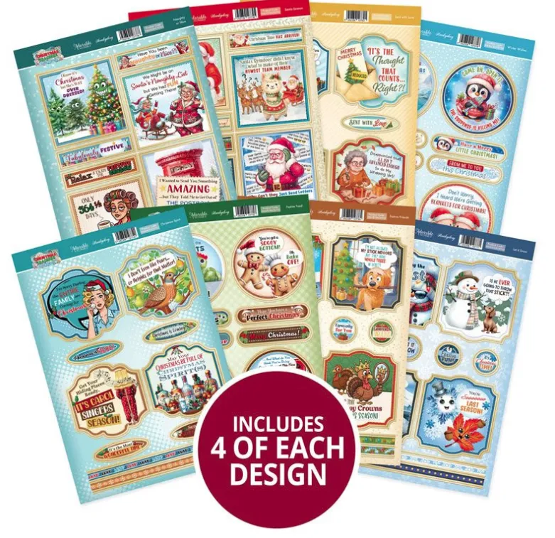 Christmas Crackers Luxury Card Toppers Kit